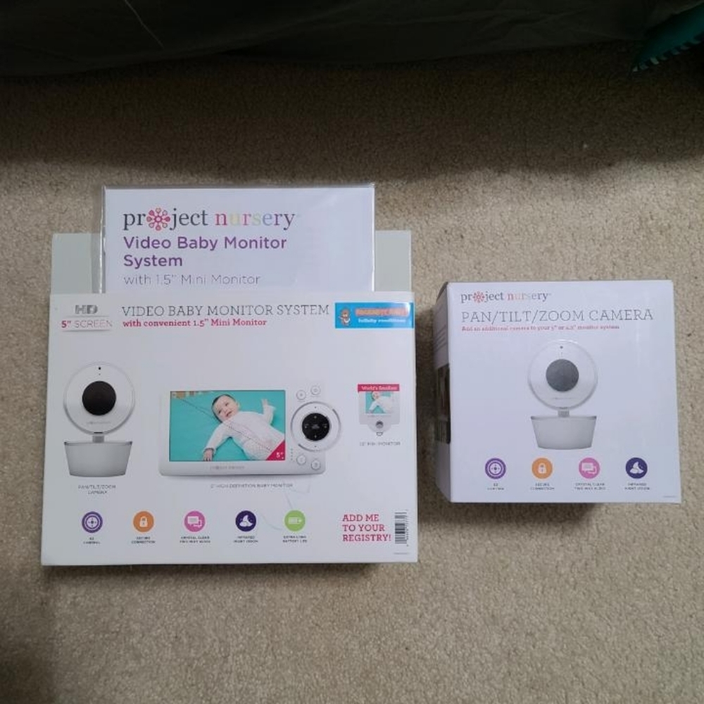 Project nursery baby monitor with extra camera